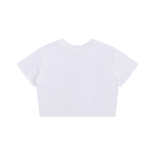 #SWAG Baby Tee White