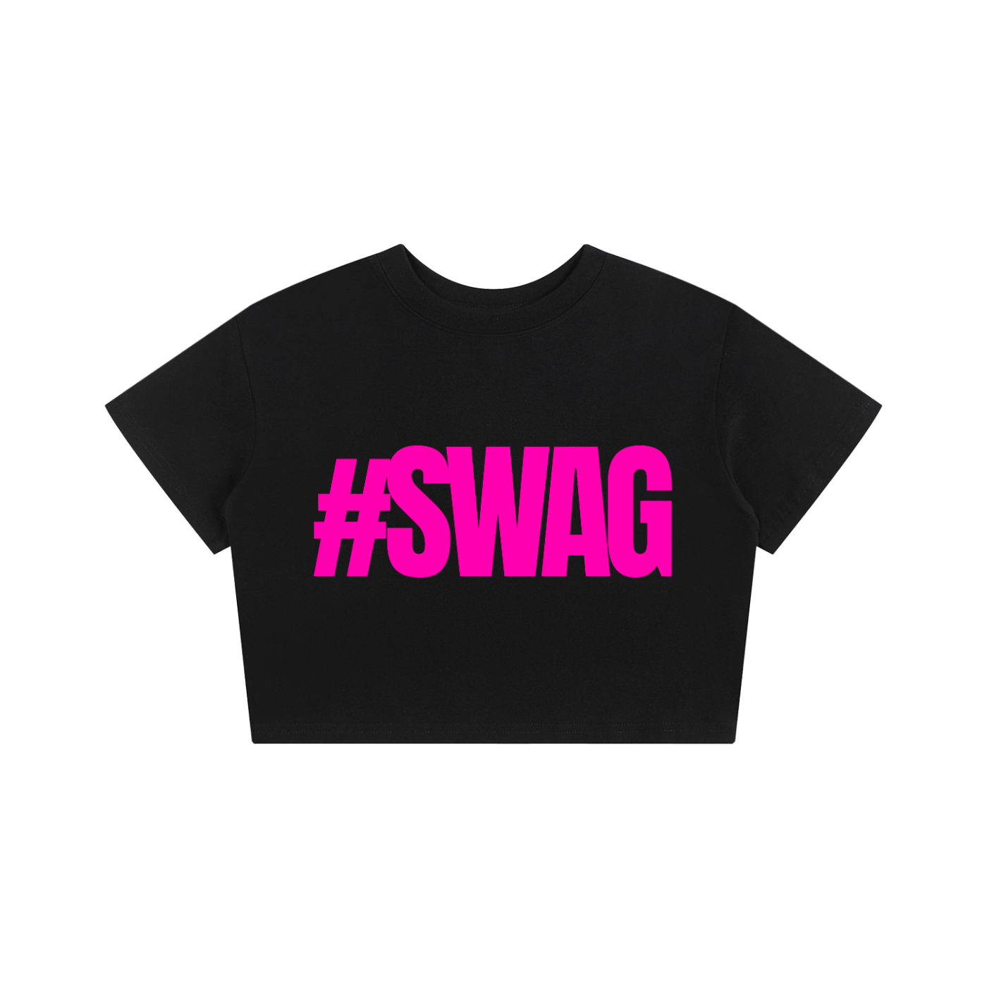 #SWAG Baby Tee Black